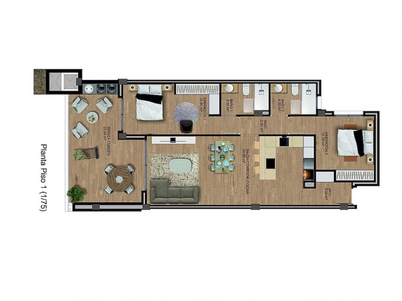 2 sypialnia Penthouse na sprzedaż w Monforte del Cid z basenem - 355 000 € (Ref: 9318553)