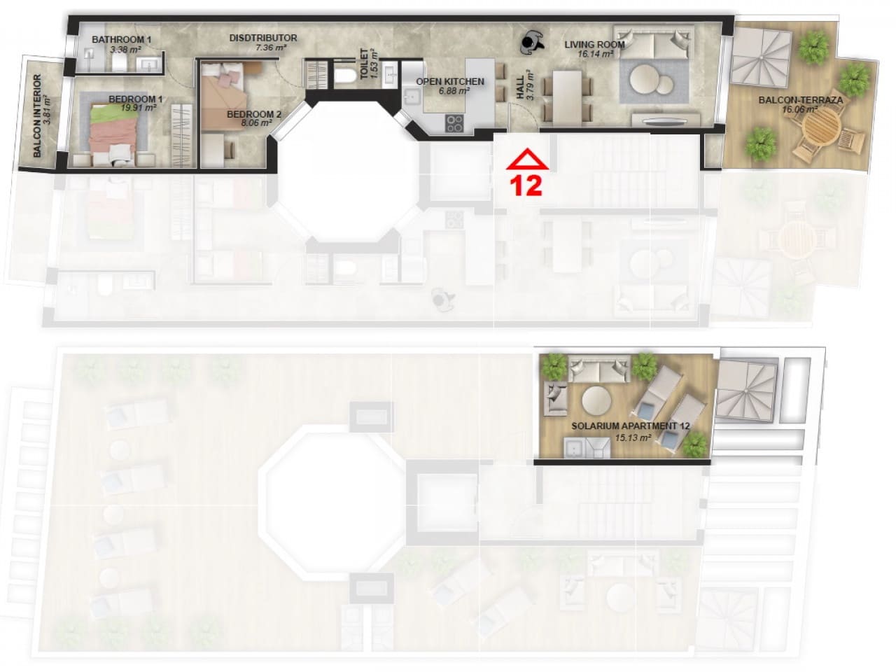 2 camera da letto Appartamento in vendita in Torrevieja con piscina - 265.000 € (Rif: 9318558)