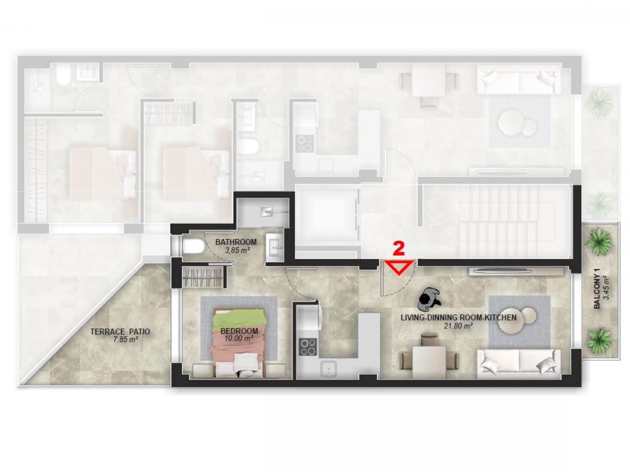 1 bedroom Penthouse for sale in Torrevieja with pool - € 250,000 (Ref: 9318562)