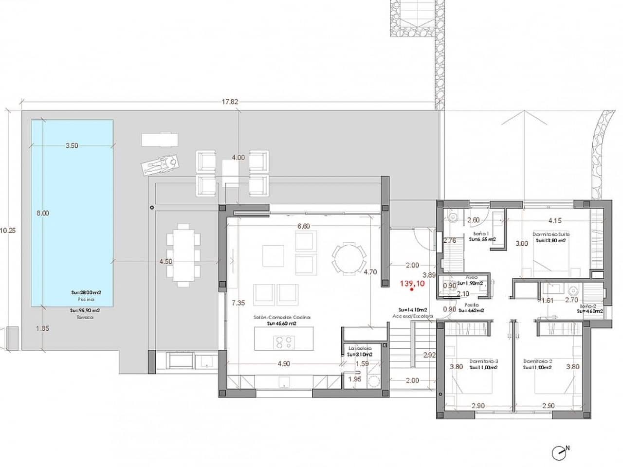 3 bedroom Villa for sale in Orihuela Costa with pool - € 1,200,000 (Ref: 9318563)