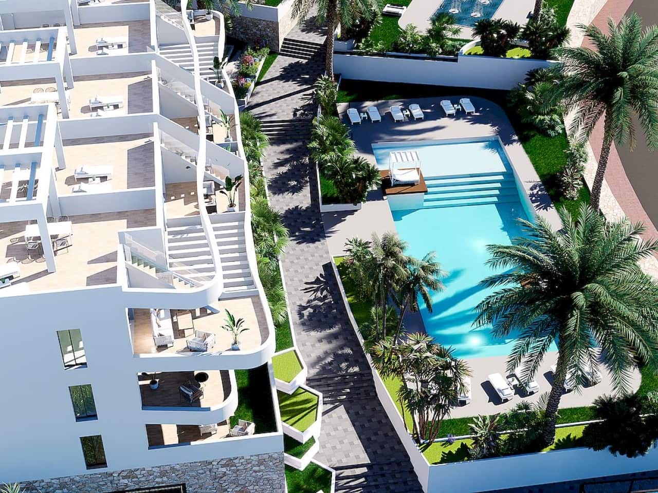 2 makuuhuone Huoneisto myytävänä paikassa Benidorm mukana uima-altaan - 332 400 € (Ref: 9318579)