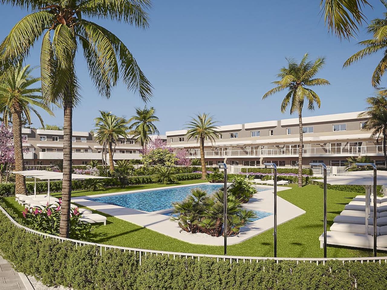 3 soveværelse Rækkehus til salg i Monforte del Cid med swimmingpool - € 240.000 (Ref: 9318581)