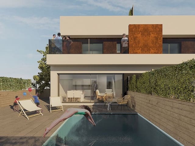 3 soveværelse Byhus til salg i Santiago de la Ribera, San Javier med swimmingpool - € 425.000 (Ref: 9318587)