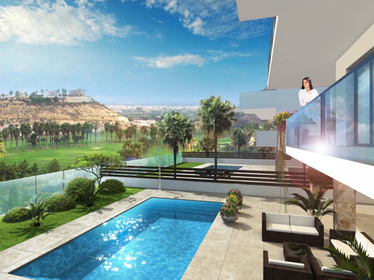 3 makuuhuone Huvila myytävänä paikassa Ciudad Quesada mukana uima-altaan - 925 000 € (Ref: 9318590)