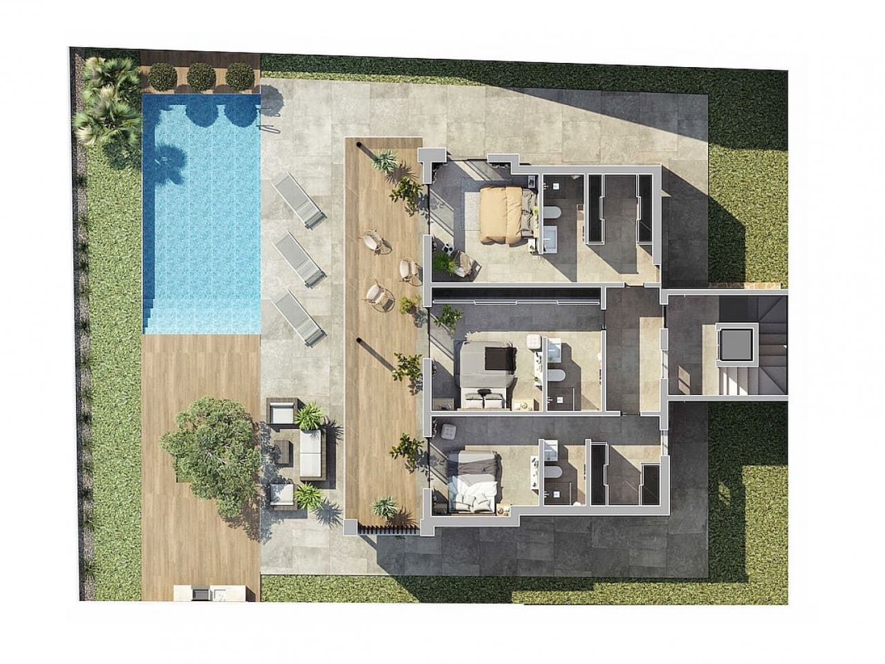 3 makuuhuone Huvila myytävänä paikassa Ciudad Quesada mukana uima-altaan - 925 000 € (Ref: 9318590)