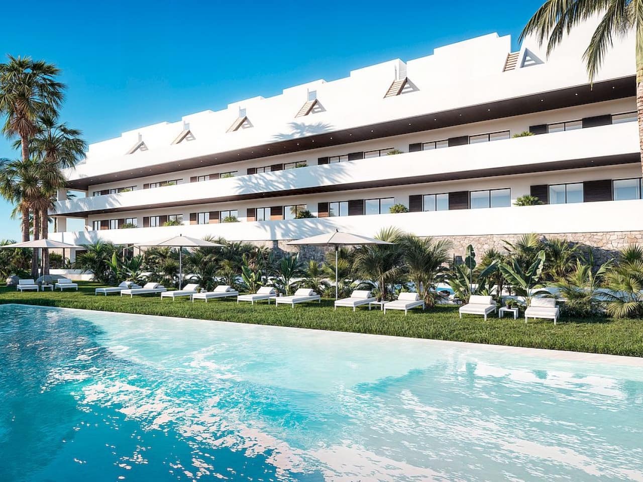 2 bedroom Apartment for sale in Benidorm with pool - € 289,900 (Ref: 9318591)