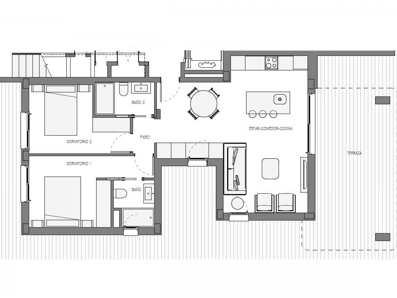 2 bedroom Apartment for sale in Fuente Alamo de Murcia with pool - € 208,900 (Ref: 9318597)