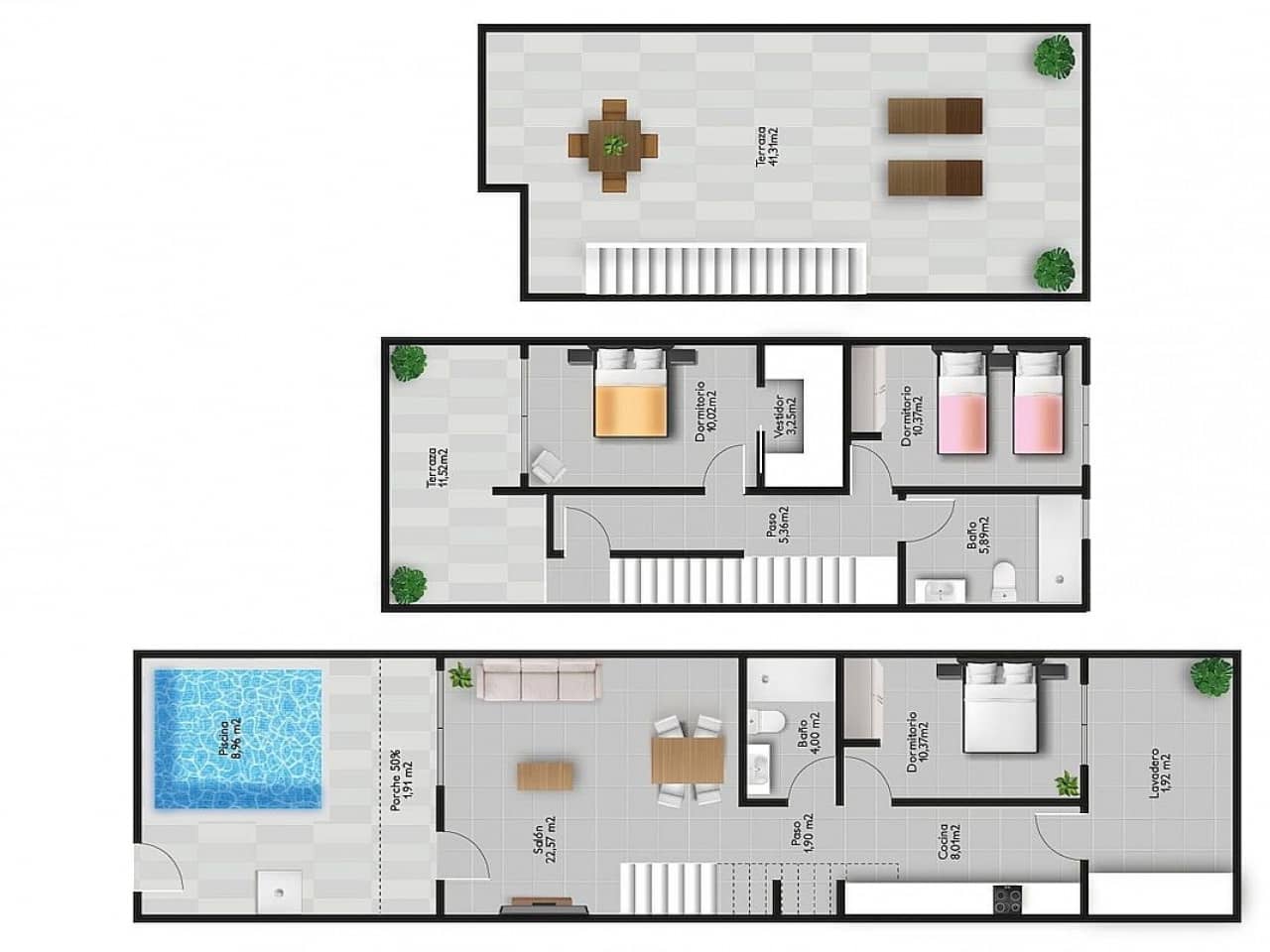 3 Zimmer Villa zu verkaufen in San Pedro del Pinatar mit Pool - 369.900 € (Ref: 9318609)