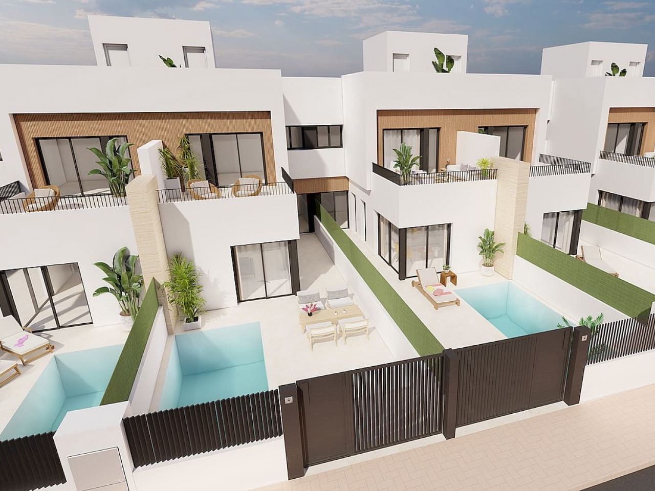 3 makuuhuone Huvila myytävänä paikassa Santiago de la Ribera mukana uima-altaan - 369 000 € (Ref: 9318612)