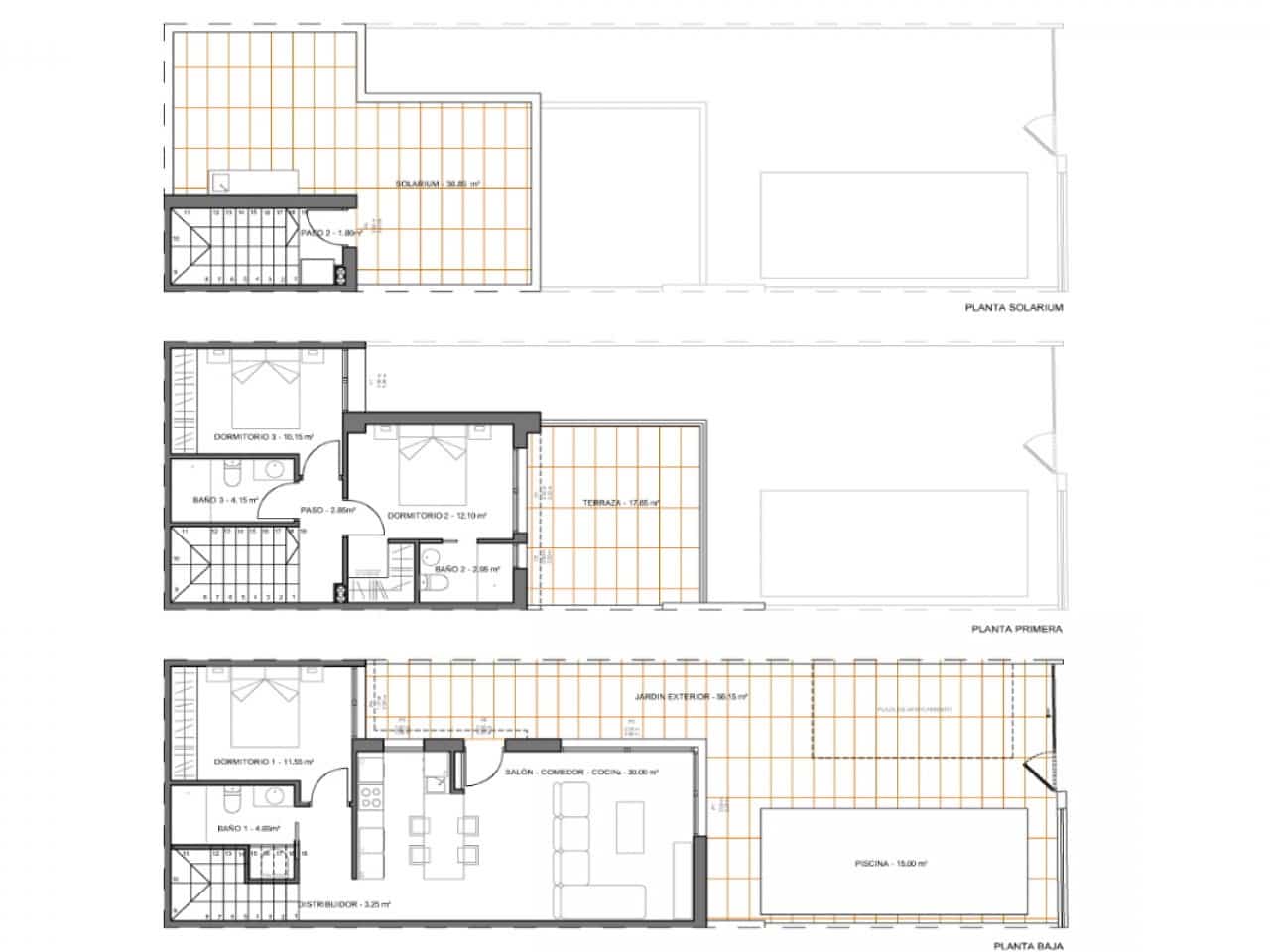 3 makuuhuone Huvila myytävänä paikassa Santiago de la Ribera mukana uima-altaan - 369 000 € (Ref: 9318612)