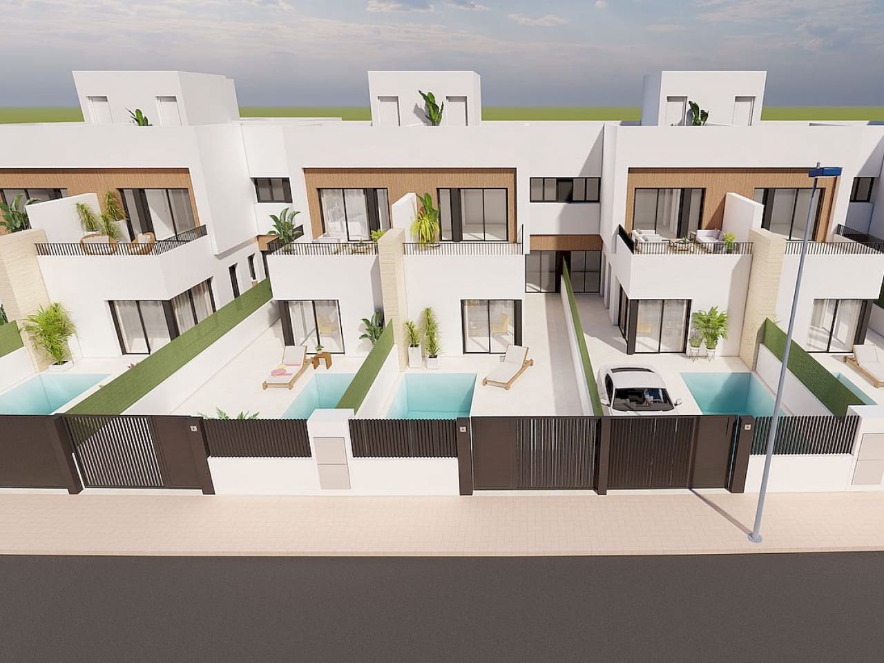 3 makuuhuone Huvila myytävänä paikassa Santiago de la Ribera mukana uima-altaan - 369 000 € (Ref: 9318612)