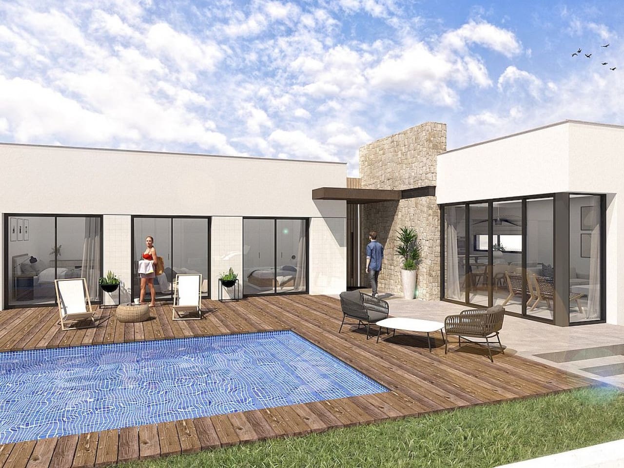 3 bedroom Villa for sale in Torre-Pacheco with pool - € 743,000 (Ref: 9318615)