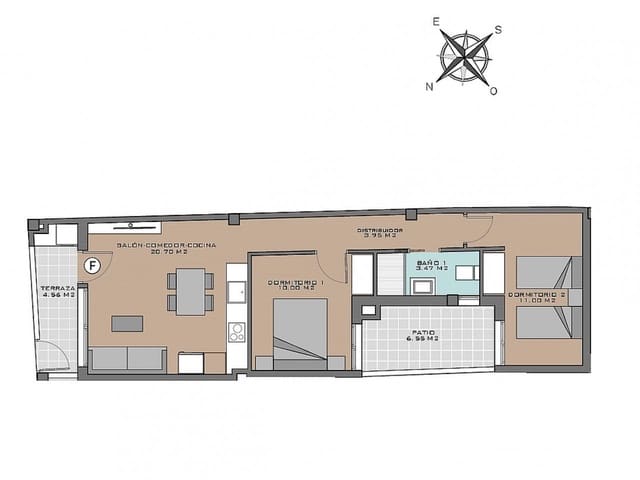 3 quarto Apartamento para venda em Santa Pola com piscina - 265 000 € (Ref: 9318618)