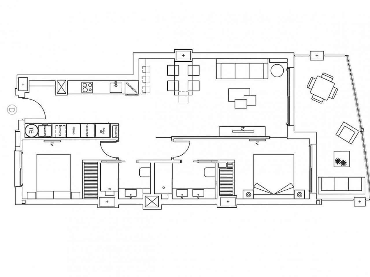 3 camera da letto Appartamento in vendita in La Manga del Mar Menor con piscina - 546.000 € (Rif: 9318629)