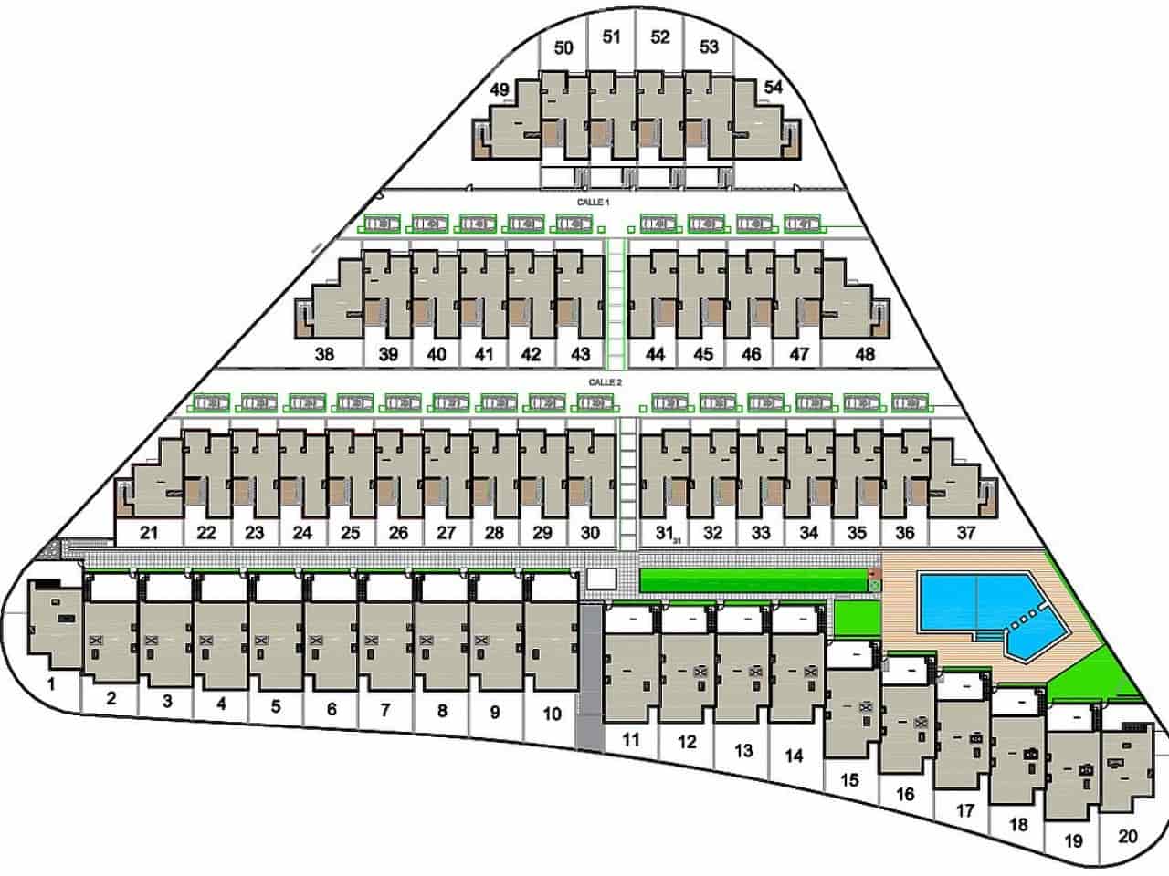 3 soveværelse Byhus til salg i Monforte del Cid med swimmingpool - € 330.000 (Ref: 9318631)