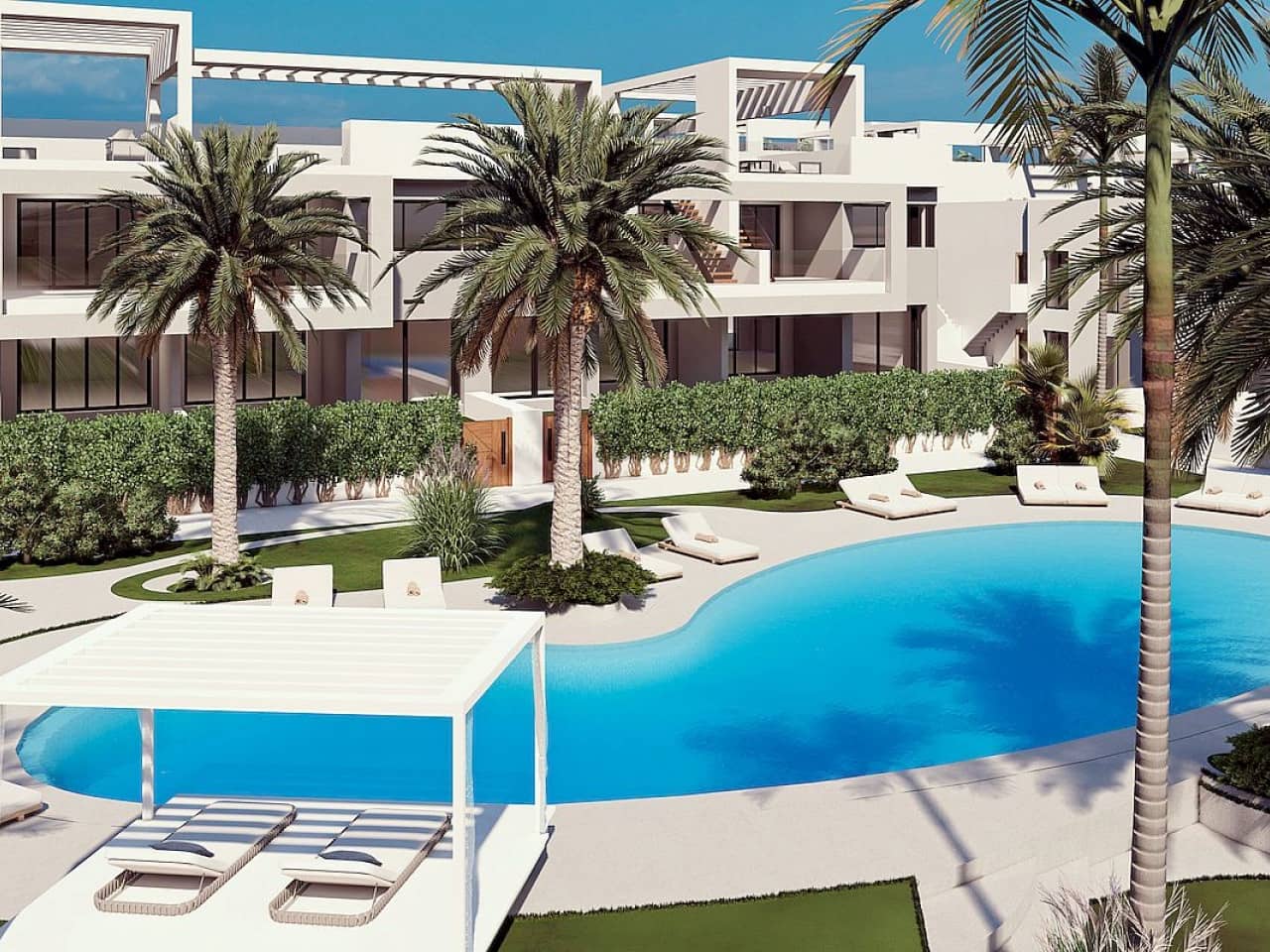 2 soverom Rekkehus til salgs i Los Balcones med svømmebasseng - € 309 900 (Ref: 9318637)