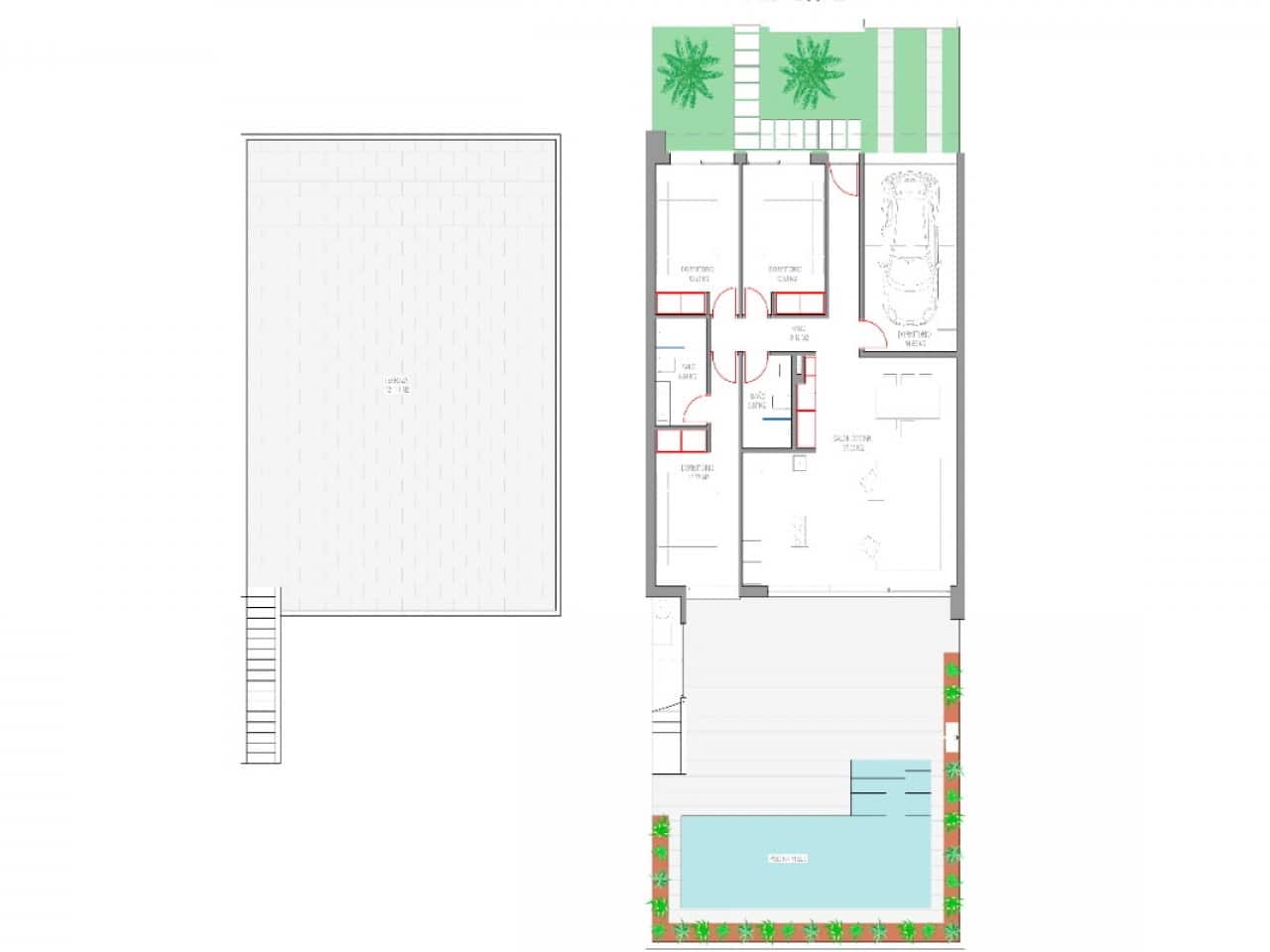 3 camera da letto Villa in vendita in Los Alcazares con piscina - 489.900 € (Rif: 9318639)