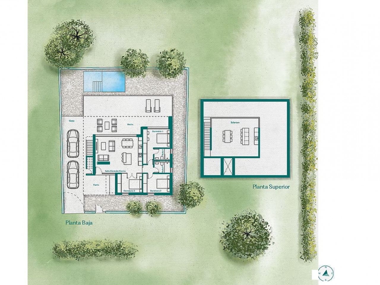 3 soveværelse Villa til salg i Hacienda del Alamo med swimmingpool - € 335.000 (Ref: 9318642)
