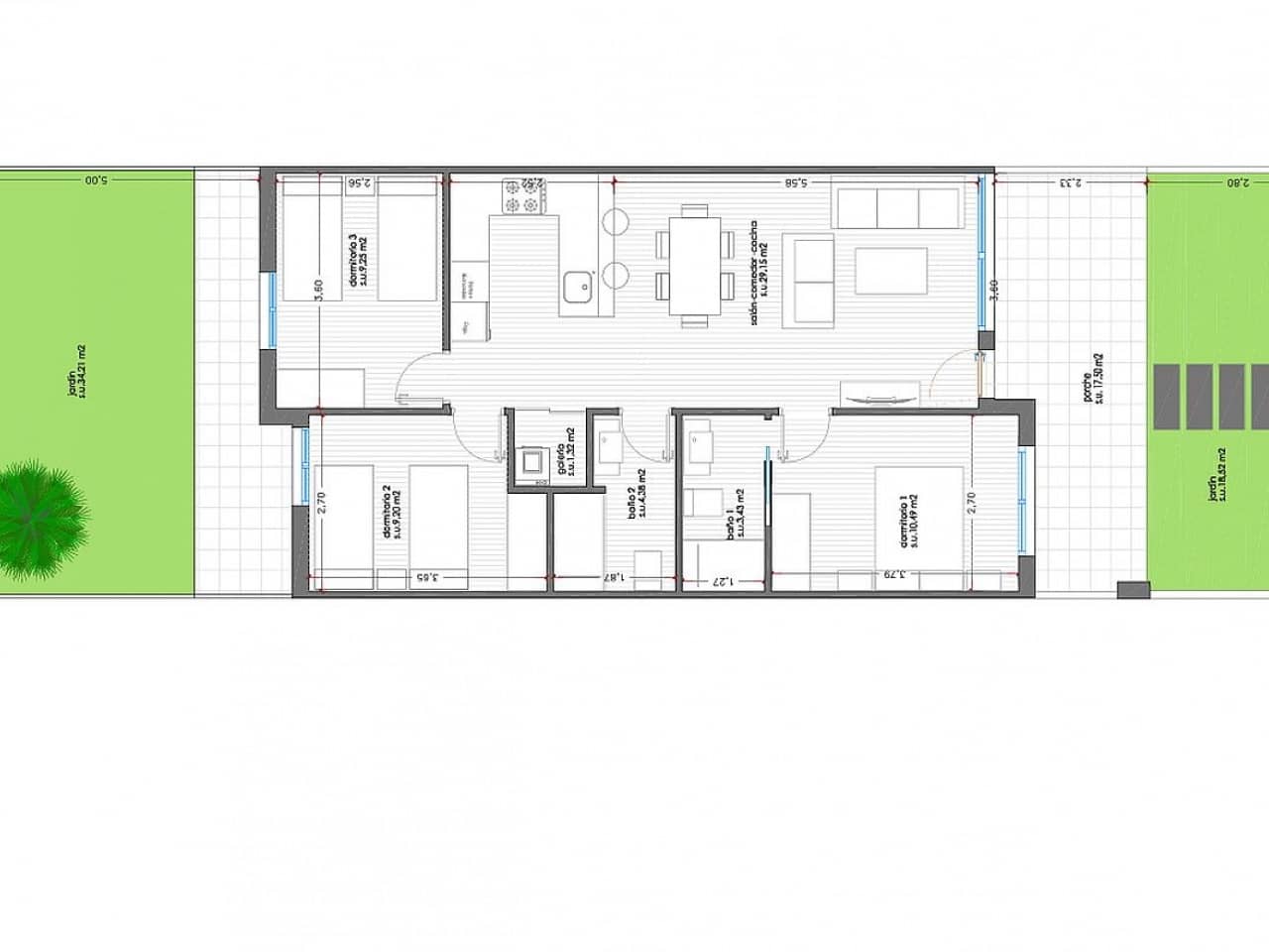 3 sypialnia Dom szeregowy na sprzedaż w Orihuela Costa z basenem - 370 000 € (Ref: 9318643)