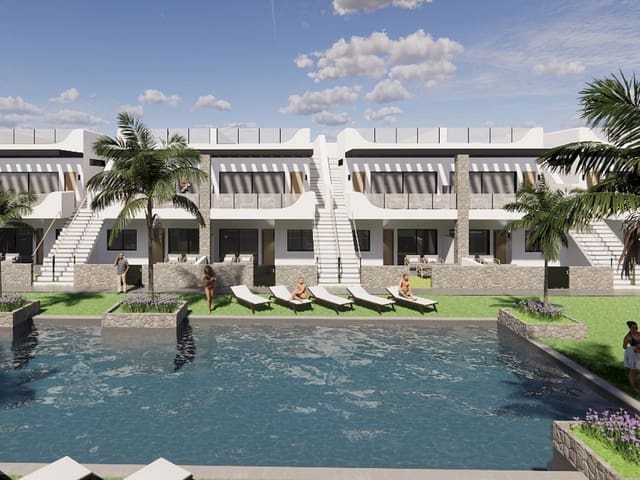 3 soverom Rekkehus til salgs i Punta Prima, Orihuela med svømmebasseng - € 370 000 (Ref: 9318643)