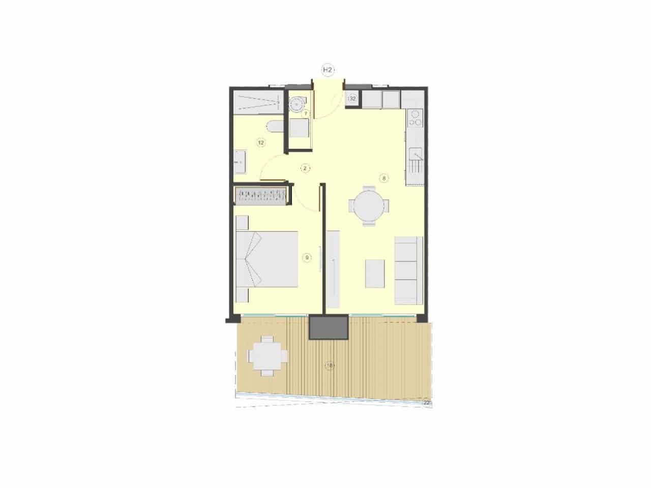 2 bedroom Apartment for sale in Calpe / Calp with pool - € 628,000 (Ref: 9318653)