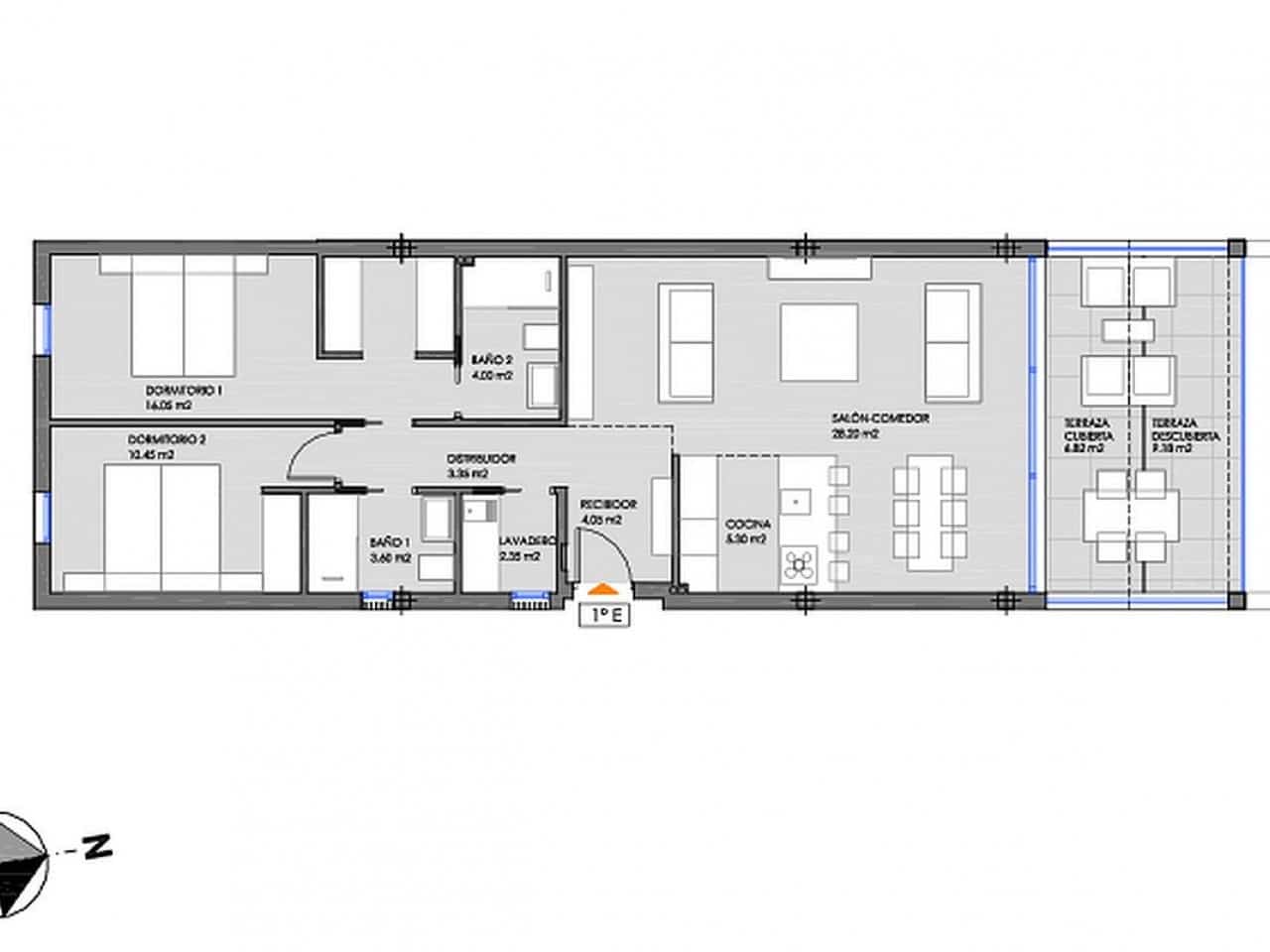 2 sypialnia Apartament na sprzedaż w Mar de Cristal z basenem - 305 000 € (Ref: 9318655)