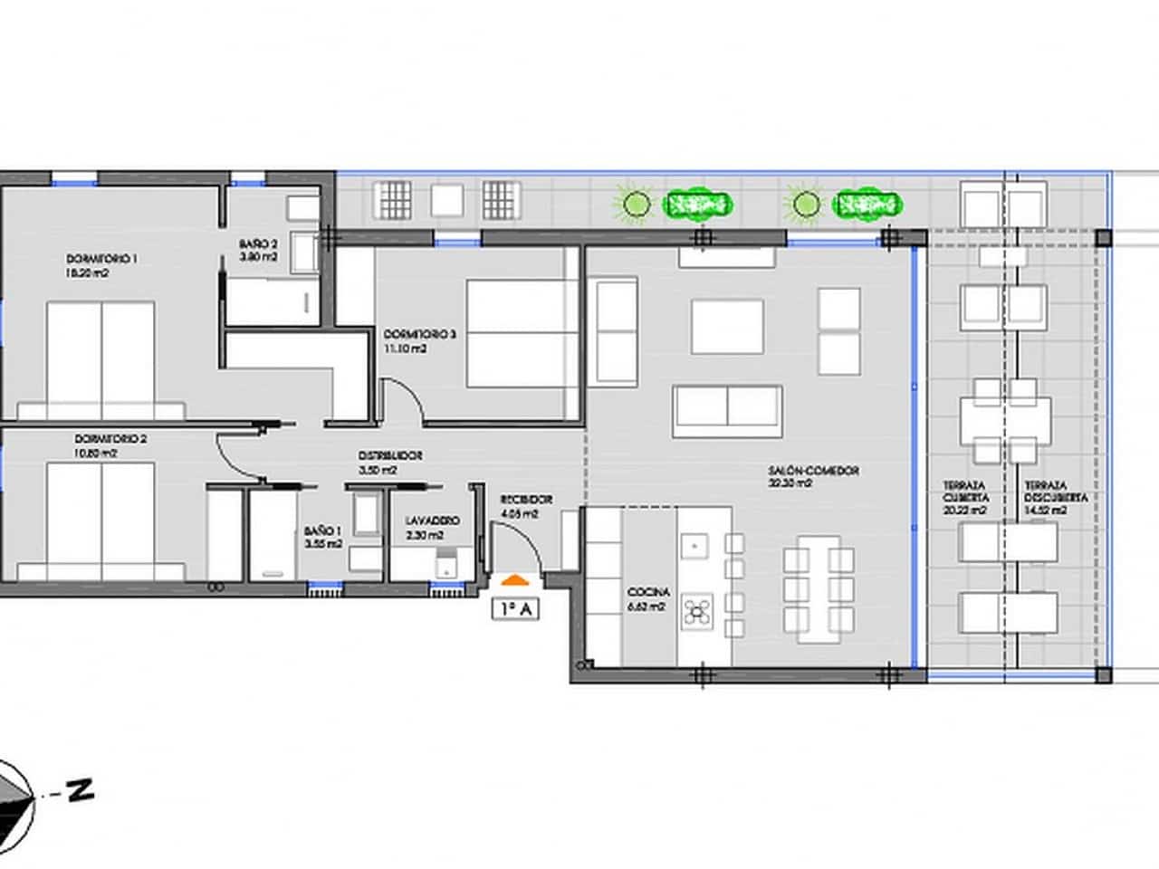 2 sypialnia Apartament na sprzedaż w Mar de Cristal z basenem - 305 000 € (Ref: 9318655)