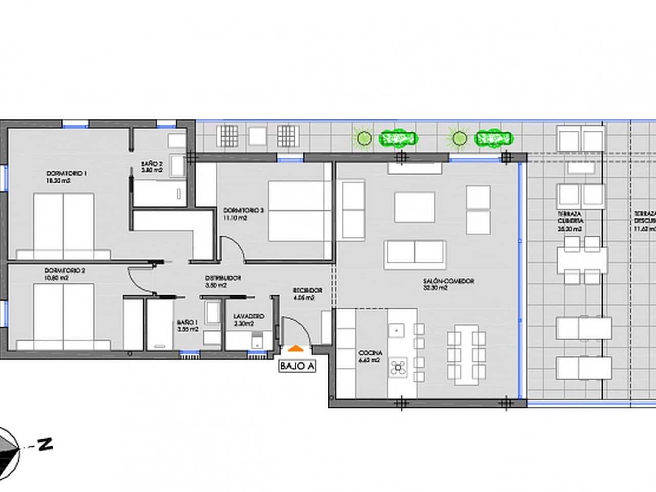 2 sypialnia Apartament na sprzedaż w Mar de Cristal z basenem - 305 000 € (Ref: 9318655)