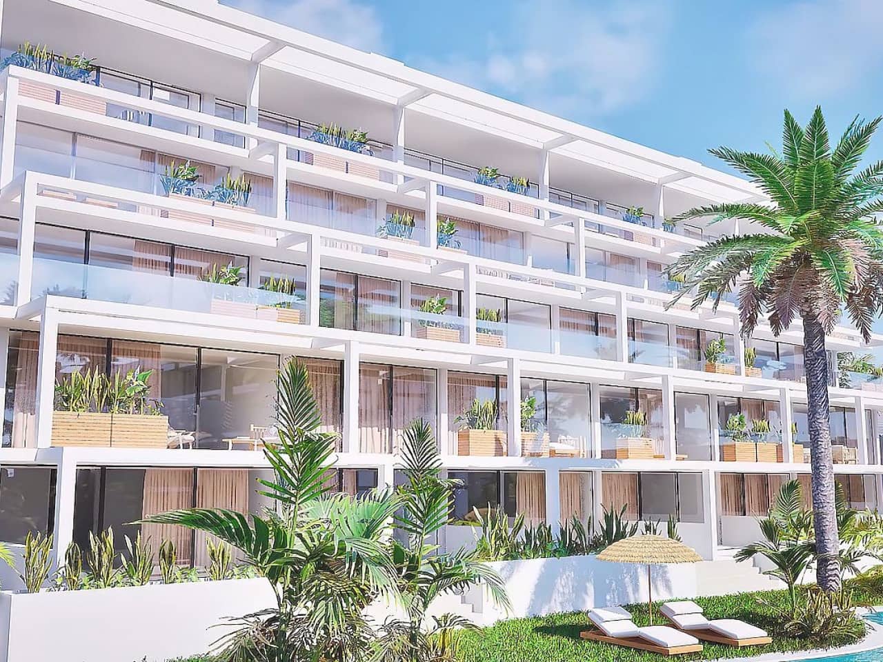 3 makuuhuone Huoneisto myytävänä paikassa Mar de Cristal mukana uima-altaan - 360 000 € (Ref: 9318656)