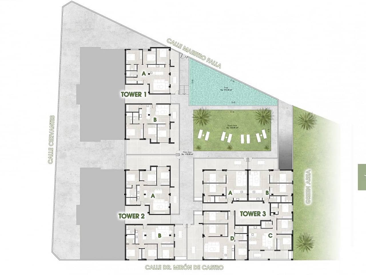 2 soveværelse Lejlighed til salg i San Pedro del Pinatar med swimmingpool - € 299.000 (Ref: 9318670)