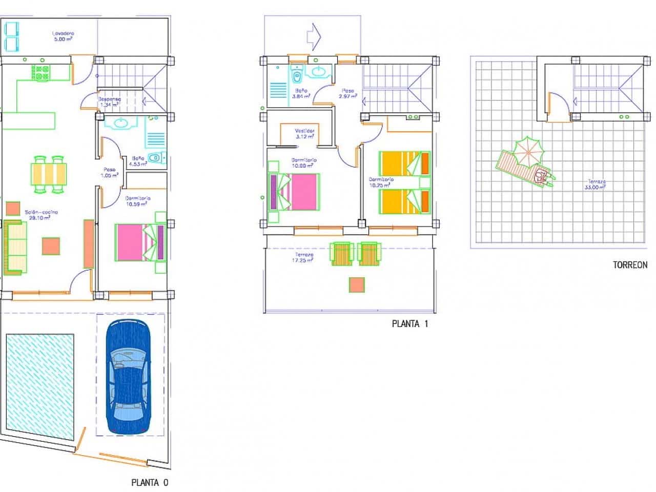 3 quarto Moradia para venda em San Pedro del Pinatar com piscina - 389 000 € (Ref: 9318674)
