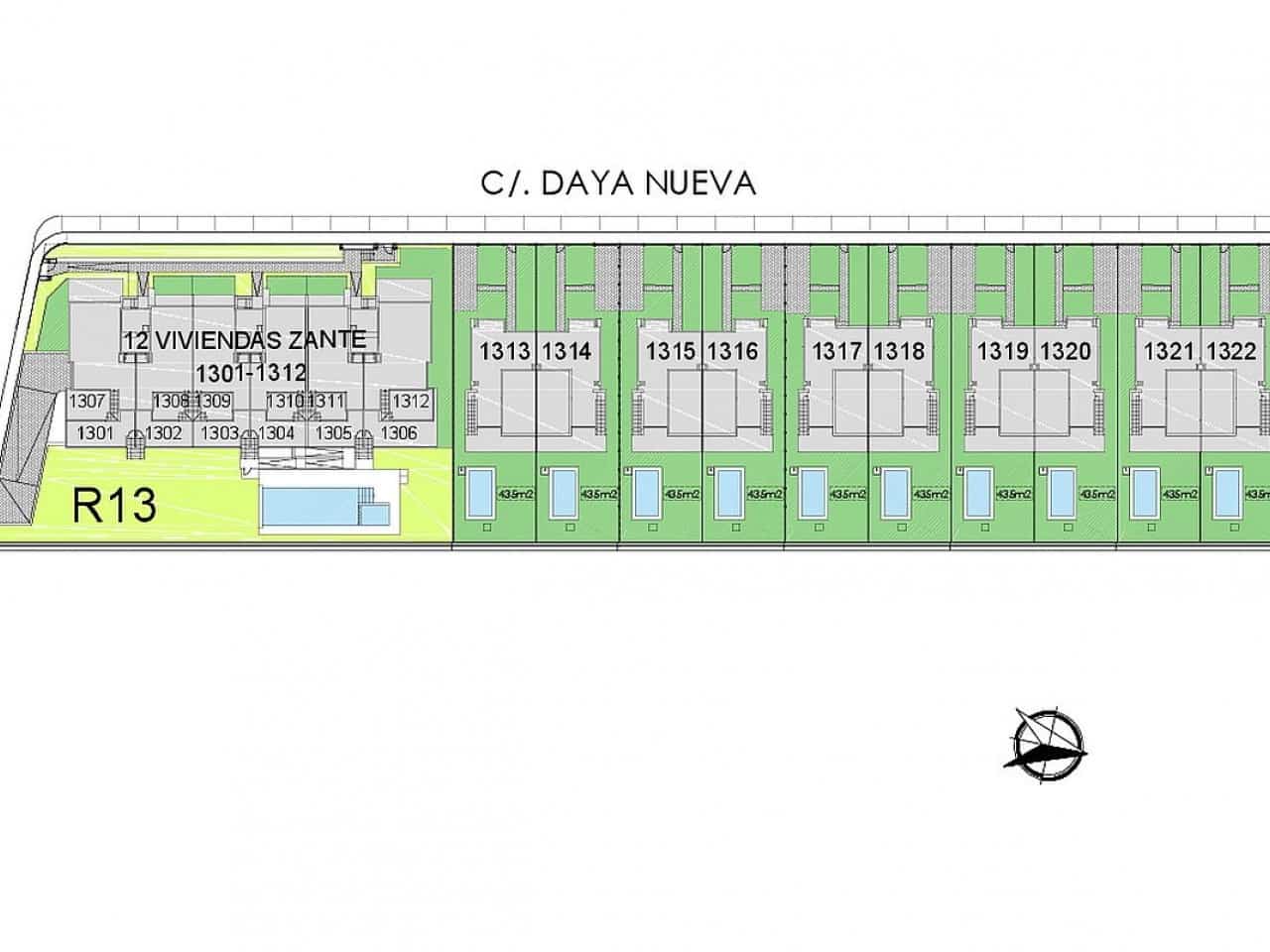 3 quarto Moradia em Banda para venda em Algorfa com piscina - 365 000 € (Ref: 9318678)