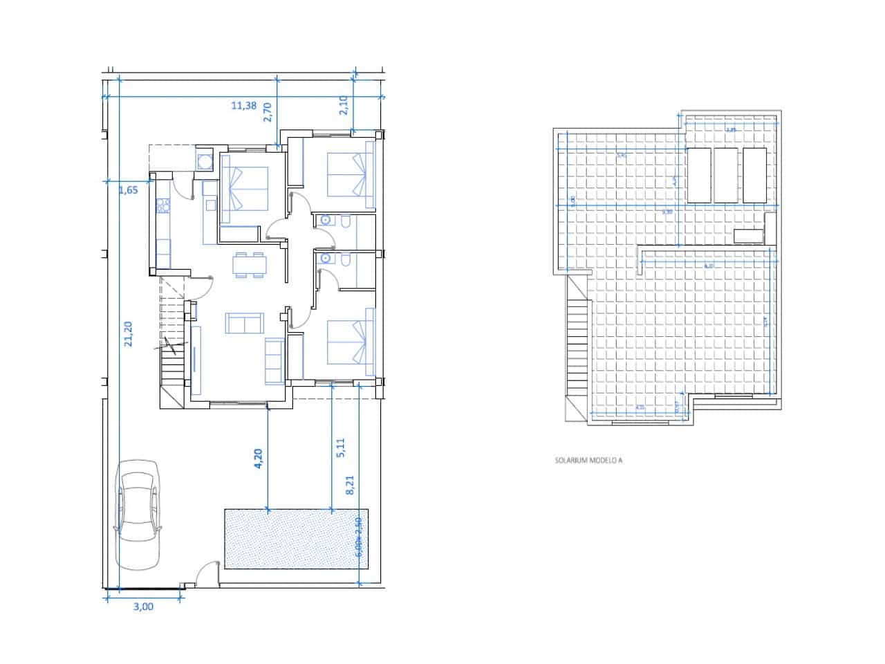 3 sypialnia Willa na sprzedaż w La Marina z basenem - 392 000 € (Ref: 9318685)
