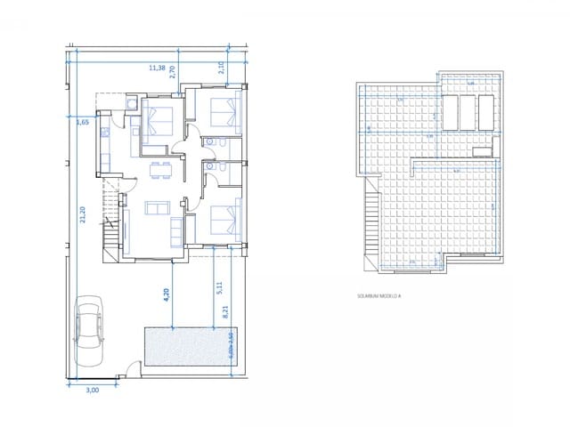 3 sypialnia Willa na sprzedaż w La Marina, Elche / Elx z basenem - 392 000 € (Ref: 9318685)