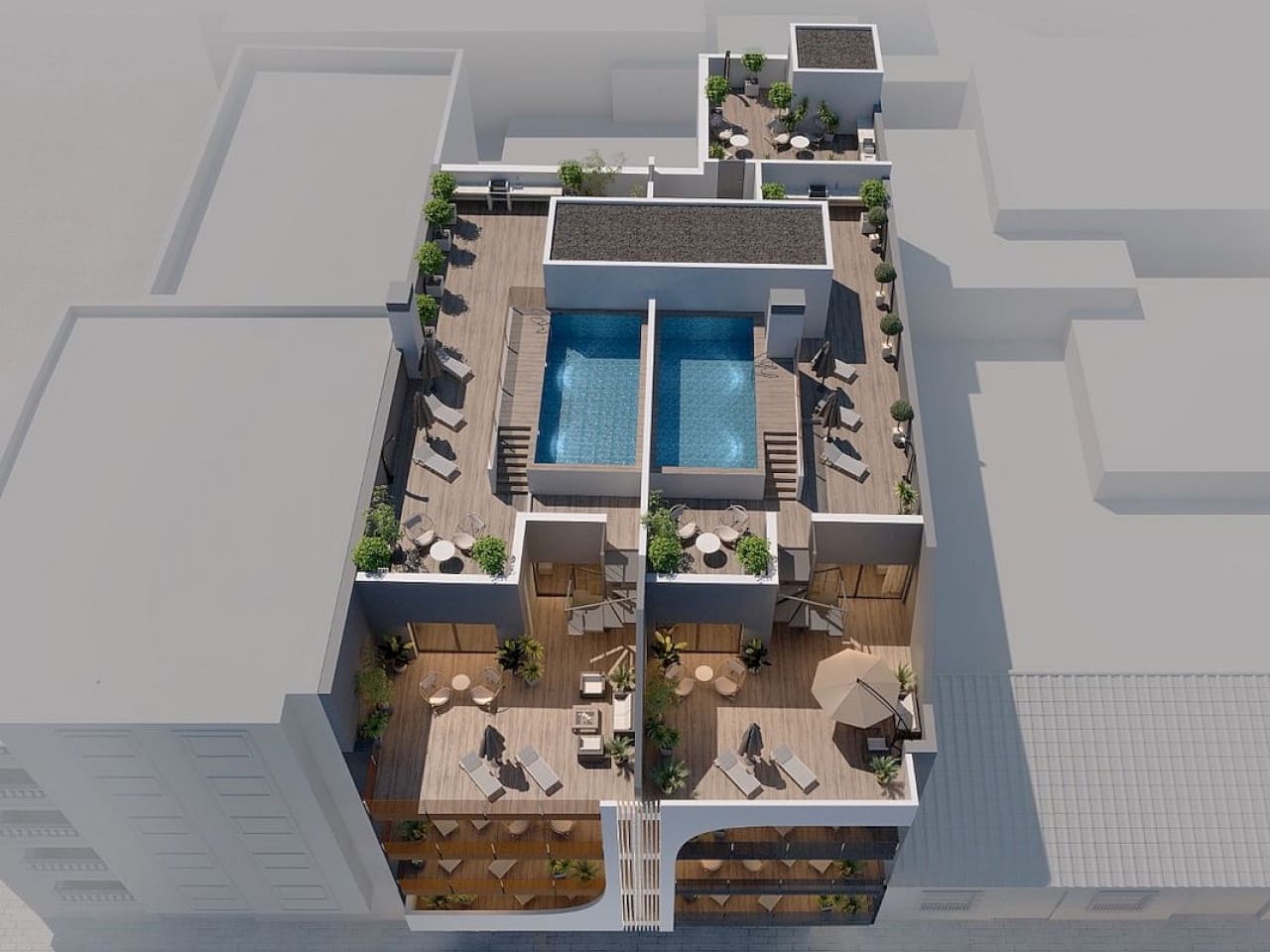 3 makuuhuone Kattohuoneisto myytävänä paikassa Torrevieja mukana uima-altaan - 599 000 € (Ref: 9318699)