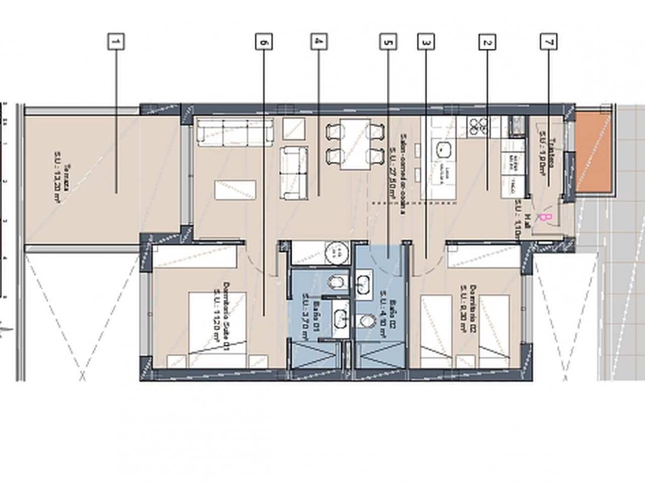 2 sypialnia Apartament na sprzedaż w Los Alcazares z basenem - 299 900 € (Ref: 9318700)