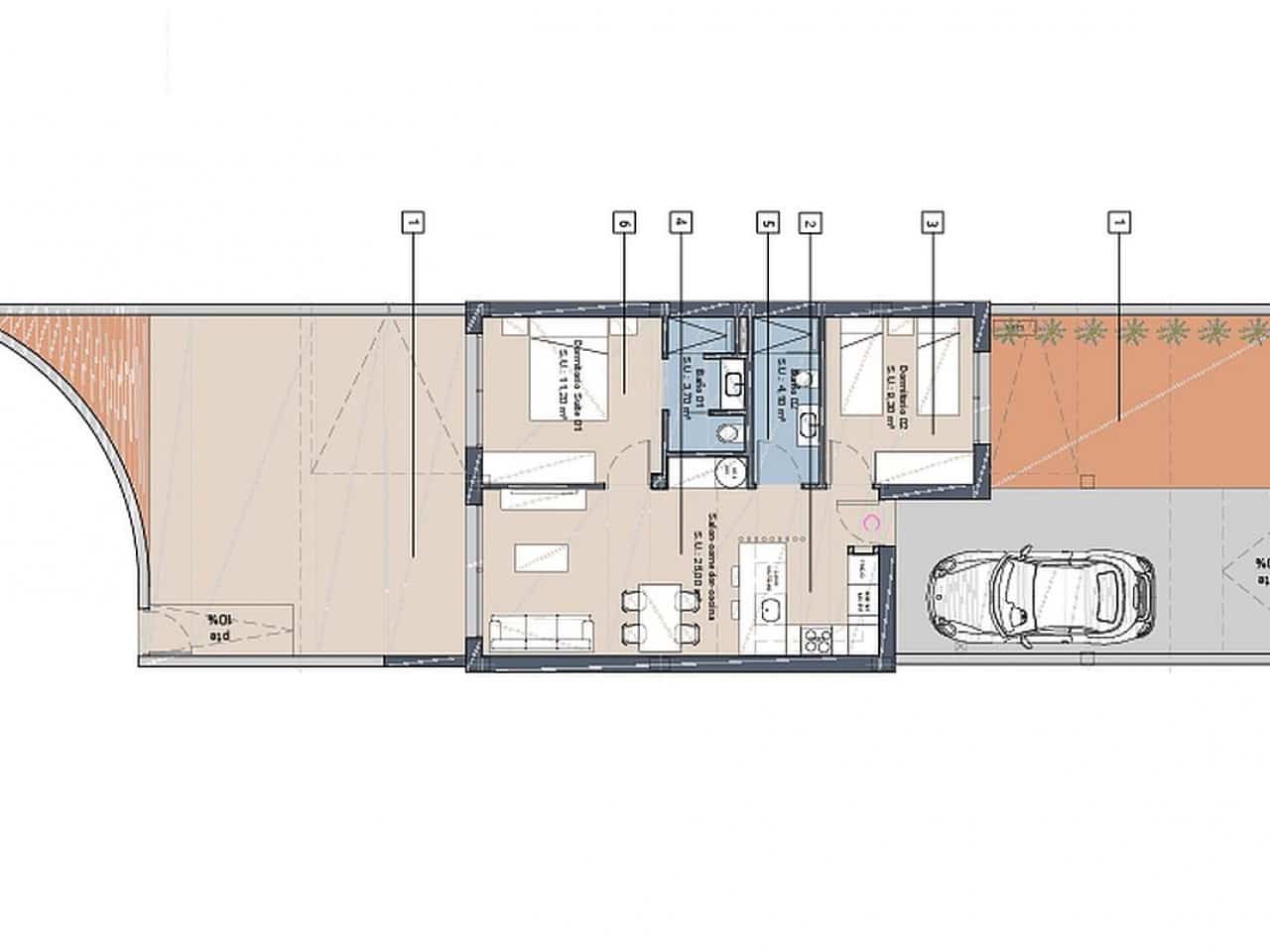 2 sypialnia Apartament na sprzedaż w Los Alcazares z basenem - 299 900 € (Ref: 9318700)