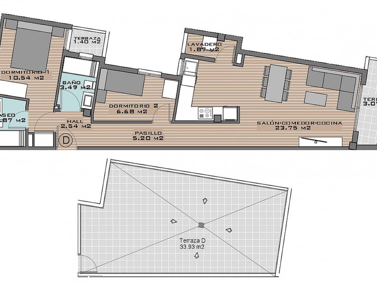 3 bedroom Apartment for sale in Algorfa with pool - € 189,000 (Ref: 9318703)