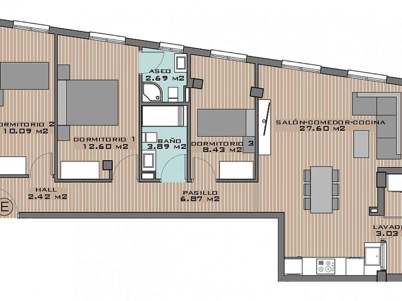 2 bedroom Penthouse for sale in Algorfa with pool - € 189,000 (Ref: 9318705)