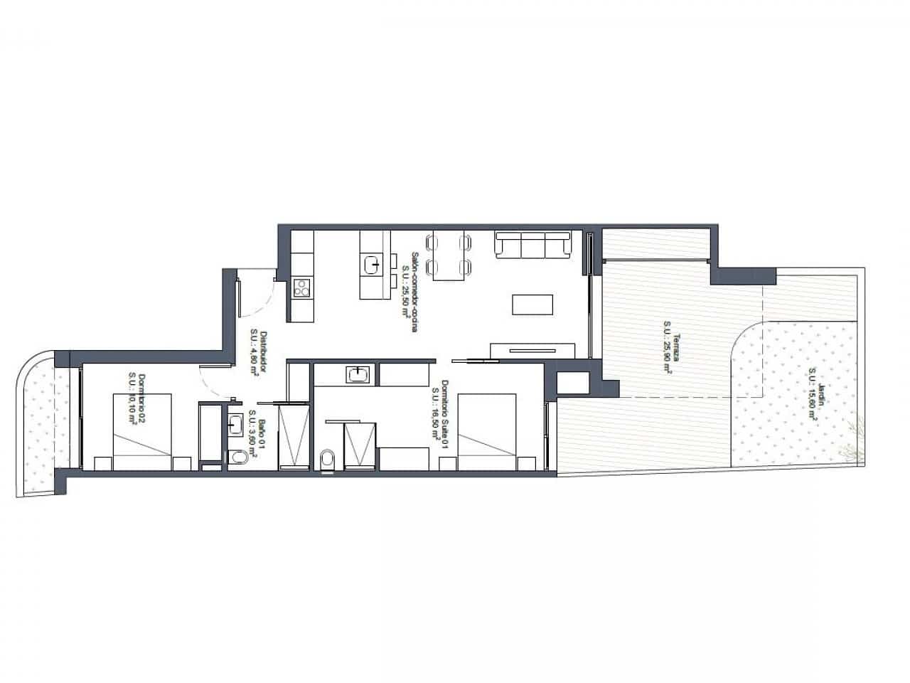 2 soveværelse Rækkehus til salg i Ciudad Quesada - € 324.000 (Ref: 9318706)