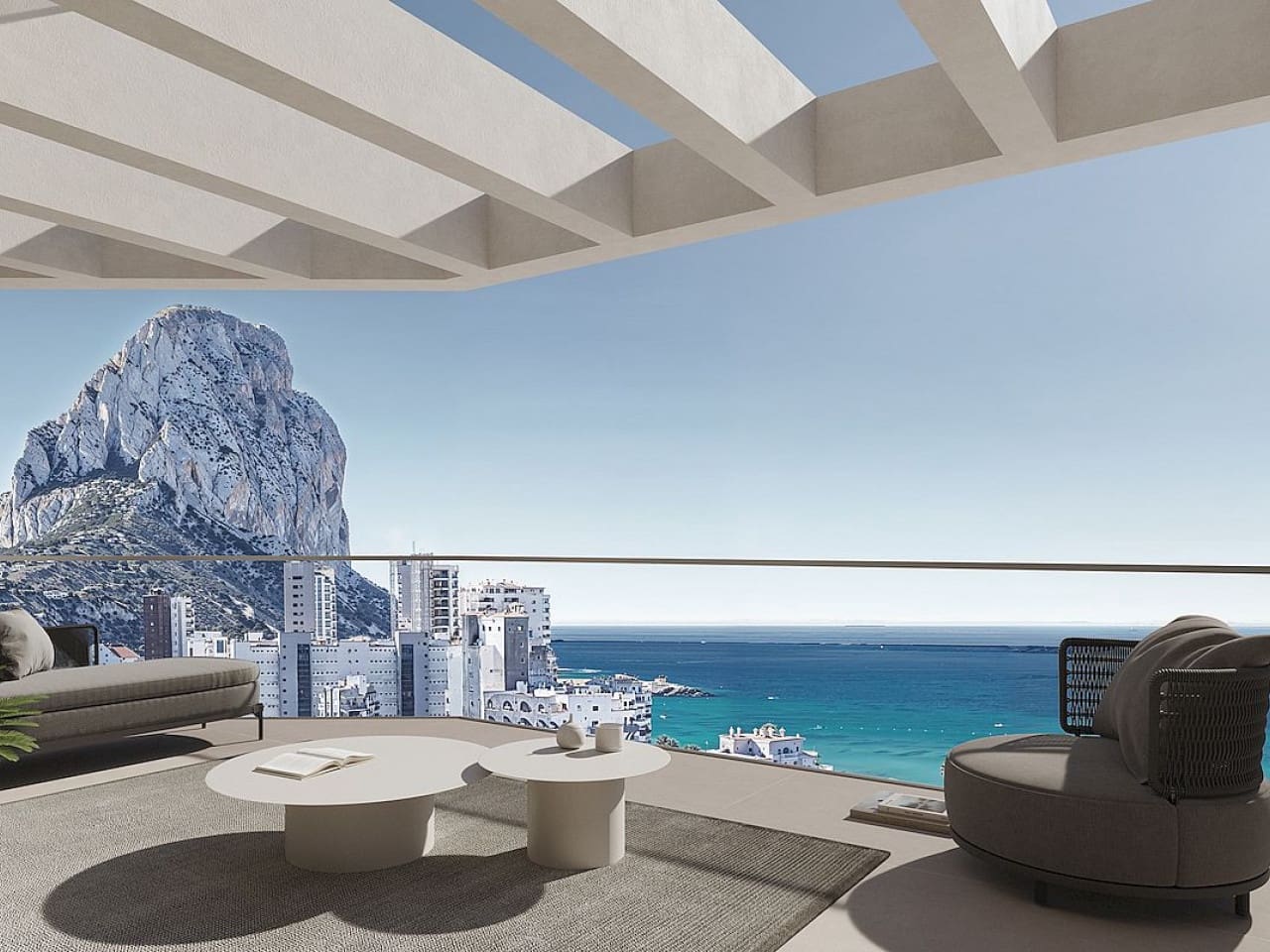 2 Zimmer Apartment zu verkaufen in Calpe / Calp mit Pool Garage - 491.000 € (Ref: 9318708)