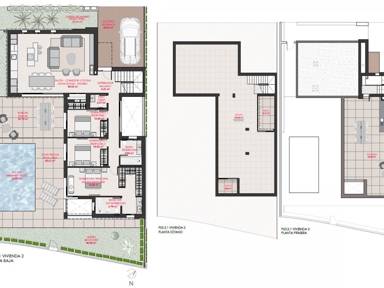 3 bedroom Villa for sale in Torre-Pacheco with pool - € 790,000 (Ref: 9318711)