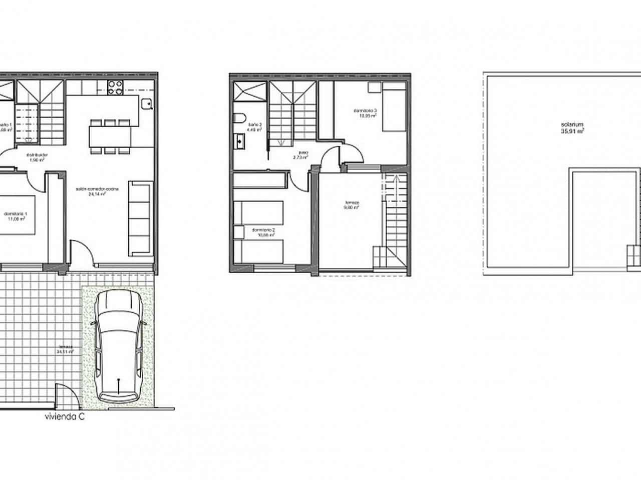 3 bedroom Townhouse for sale in Pilar de la Horadada - € 285,000 (Ref: 9318715)