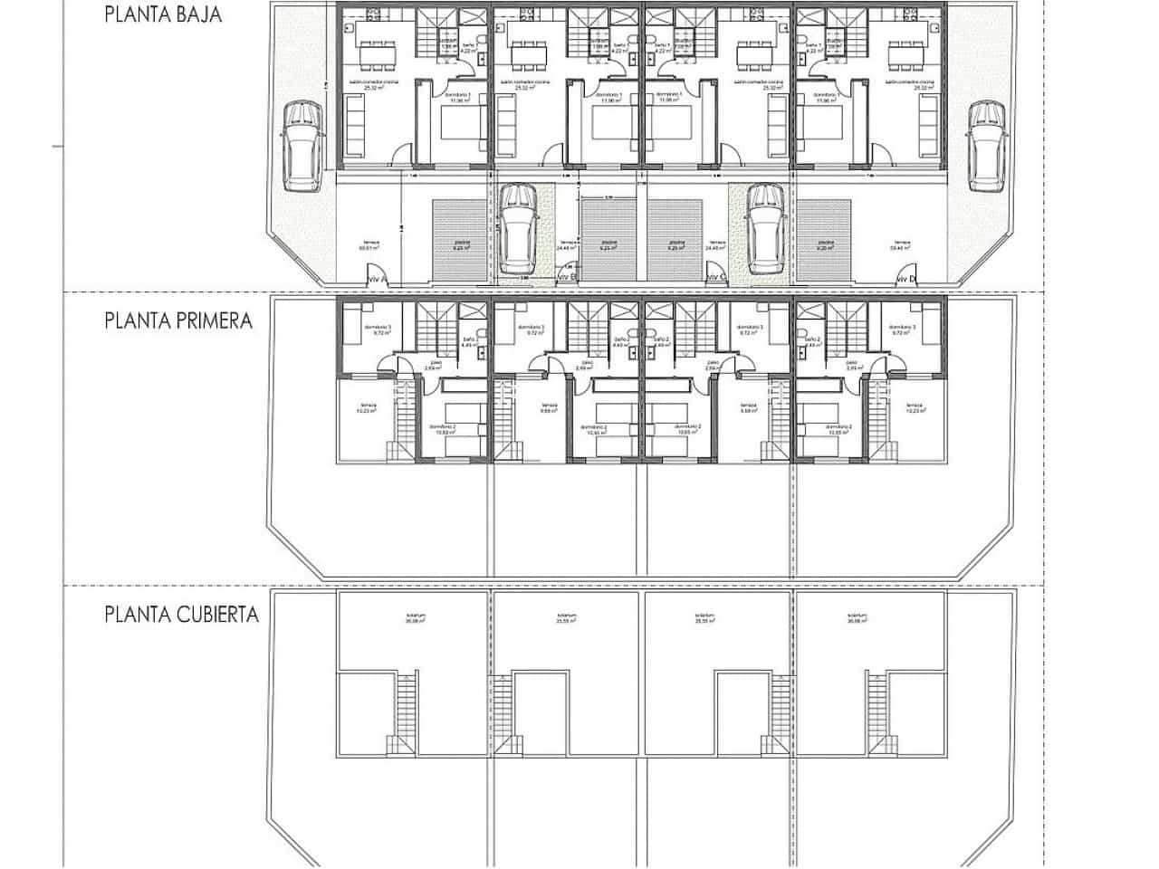 3 bedroom Townhouse for sale in Pilar de la Horadada - € 285,000 (Ref: 9318715)