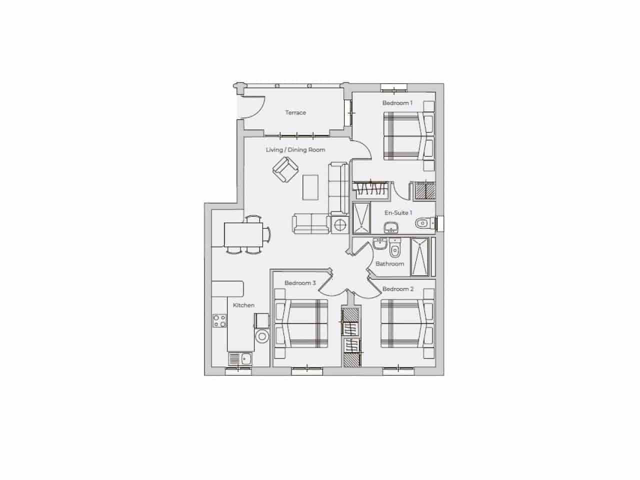 3 sovrum Lägenhet till salu i Cuevas del Almanzora med pool - 235 000 € (Ref: 9318718)