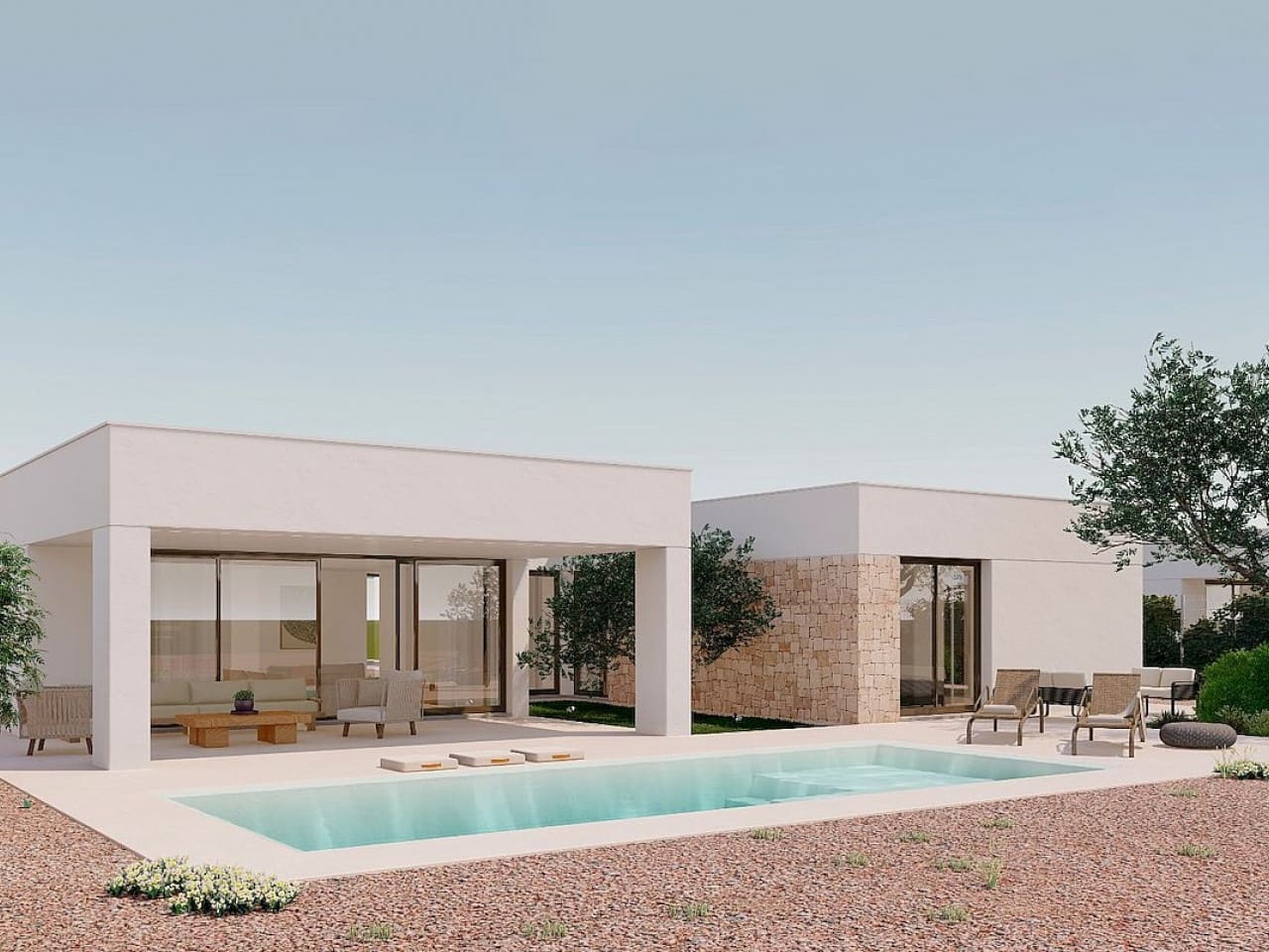 3 bedroom Villa for sale in Fuente Alamo de Murcia with pool - € 475,420 (Ref: 9318735)