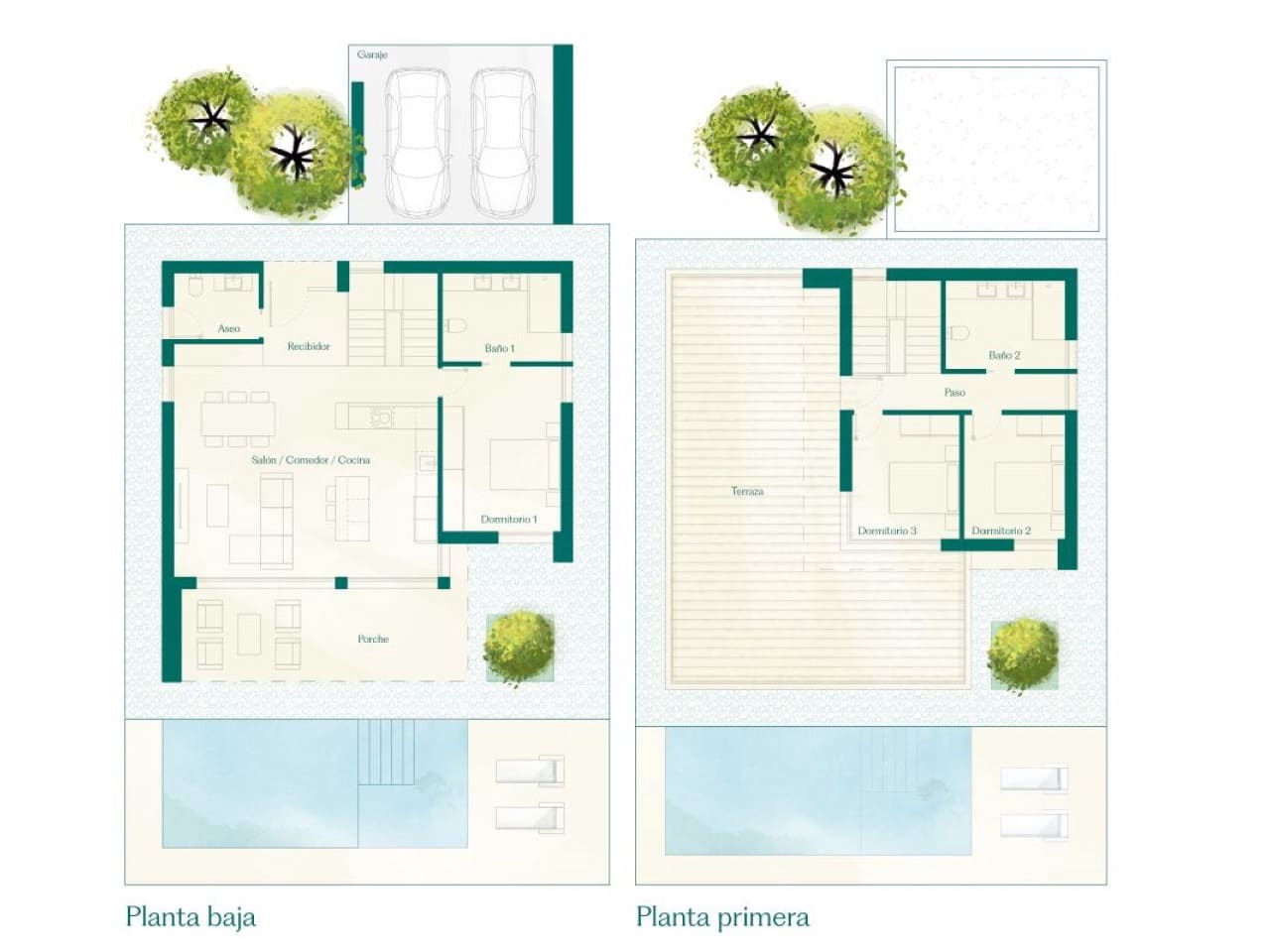 3 soveværelse Villa til salg i Fuente Alamo de Murcia med swimmingpool - € 476.960 (Ref: 9318736)