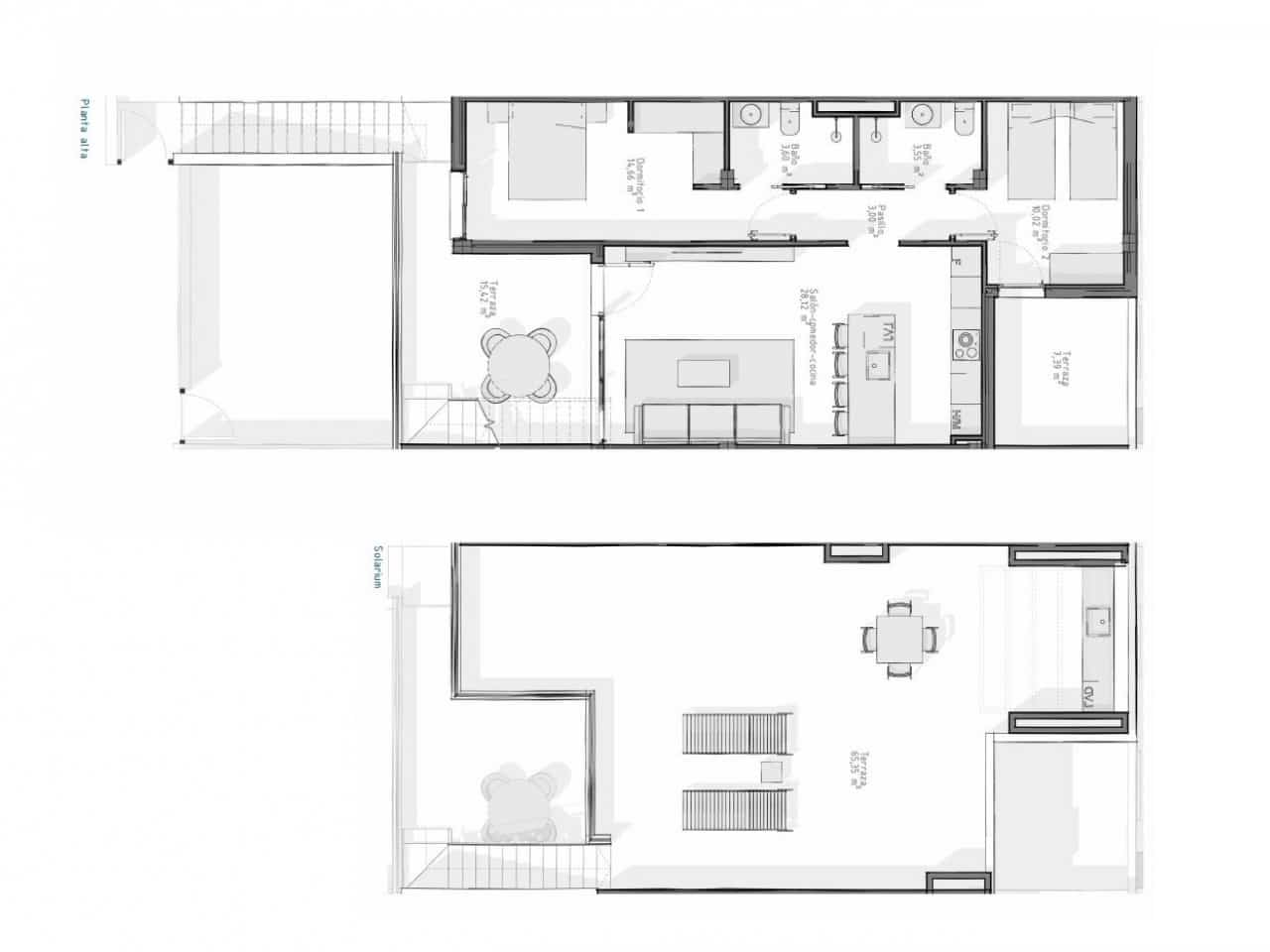3 soveværelse Rækkehus til salg i Vera med swimmingpool - € 268.500 (Ref: 9318742)