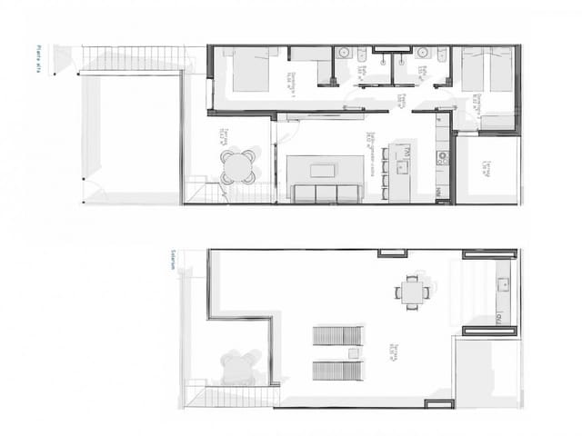 2 makuuhuone Rivitalo myytävänä paikassa Vera mukana uima-altaan - 298 500 € (Ref: 9318743)