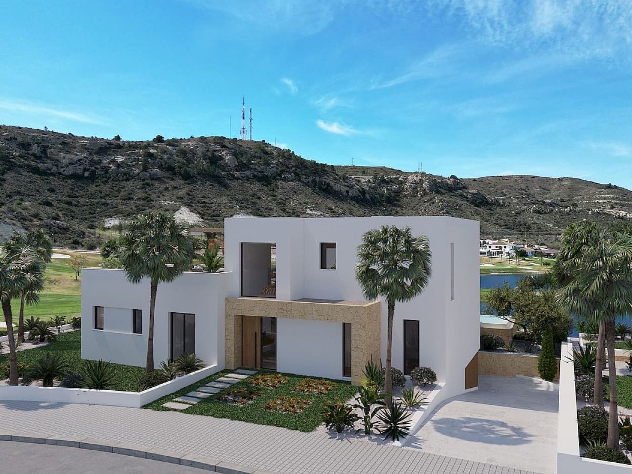 3 makuuhuone Huvila myytävänä paikassa Monforte del Cid mukana uima-altaan - 895 000 € (Ref: 9318747)